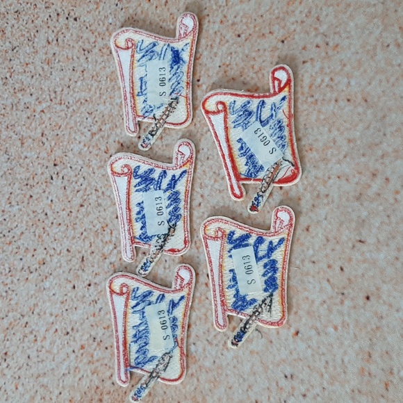 Writing Fun - Girl Scout Fun Patch Bundle - NEW Iron On 🦋❤ - Picture 2 of 2